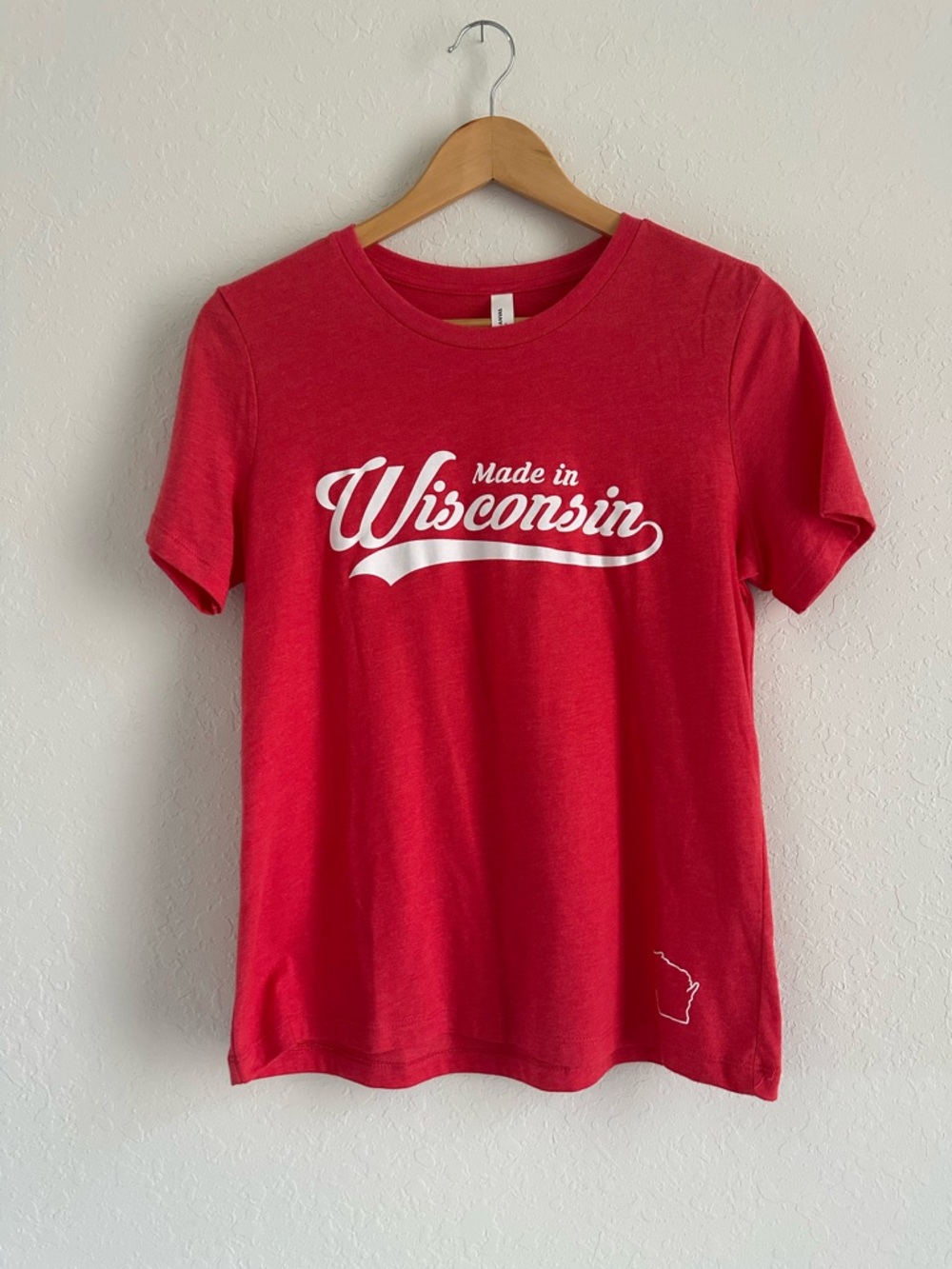 Bella Canvas Heather Red Crewneck Graphic Tee
